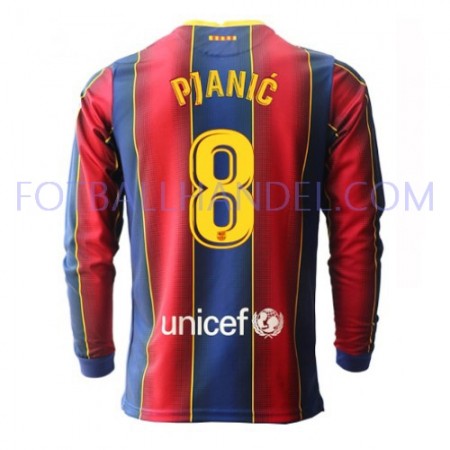 Herre Fotballdrakter FC Barcelona Miralem Pjanic 8 Hjemme 2020-21 Langermet